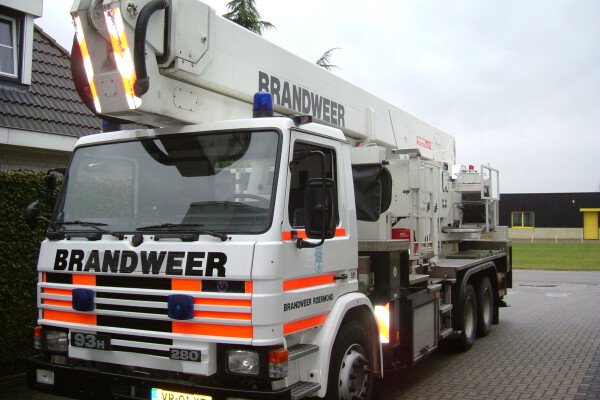 Brandweer hoogwerker